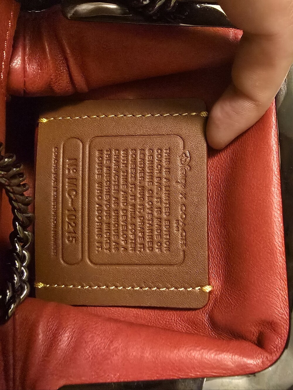Coach Mickey Kisslock Black Leather Mini Bag - Picture 10 of 13
